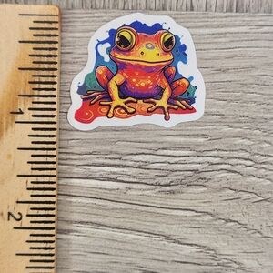 10/$10 Stickers Psychedelic Frogs Frog Sticker